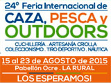 La 24 Feria de Caza, Pesca y Outdoors  Armas 2015- Llega a la Rural con las Nuevas Tendencias y Todos los Rubros del Sector.