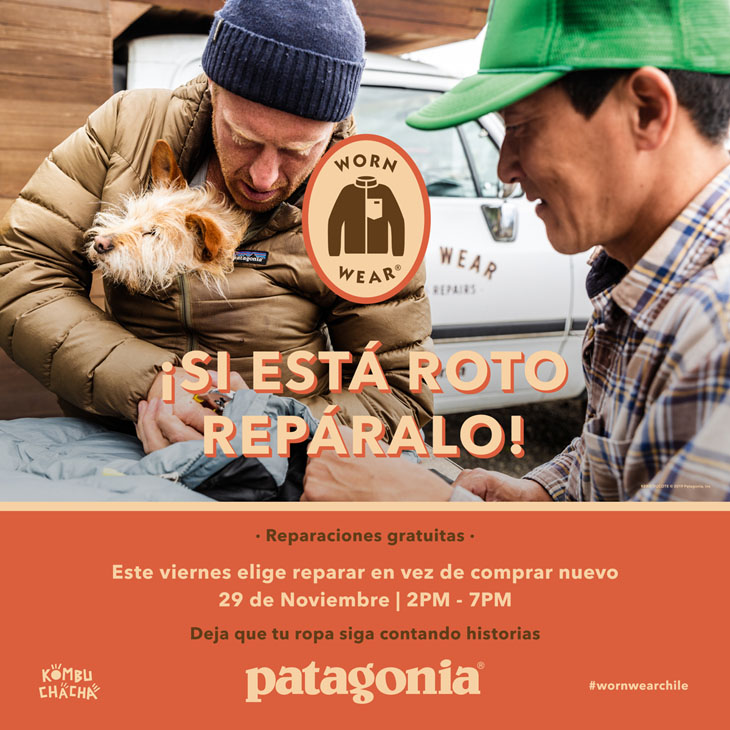 Black Friday: Patagonia Invita a Reparar en Vez de Comprar Algo Nuevo. 