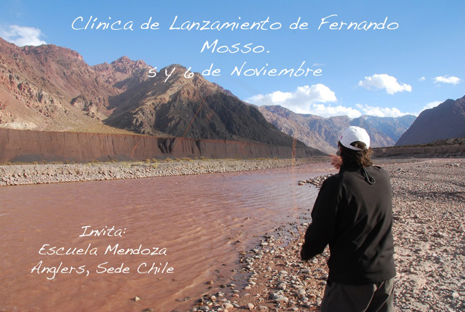 CLNICA DE PESCA DE FERNANDO MOSSO EN CHILE 5 Y 6 de Noviembre 
